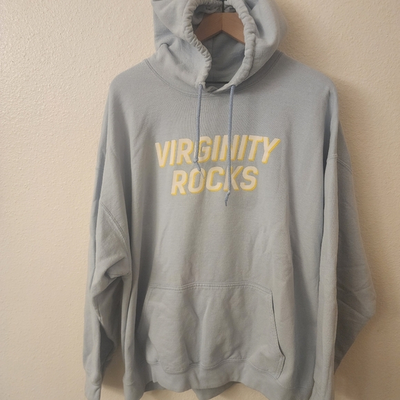 Danny Duncan Blue Virginity Rocks Graphic Sweatshirt Hoodie Mens XXL - Picture 3 of 6